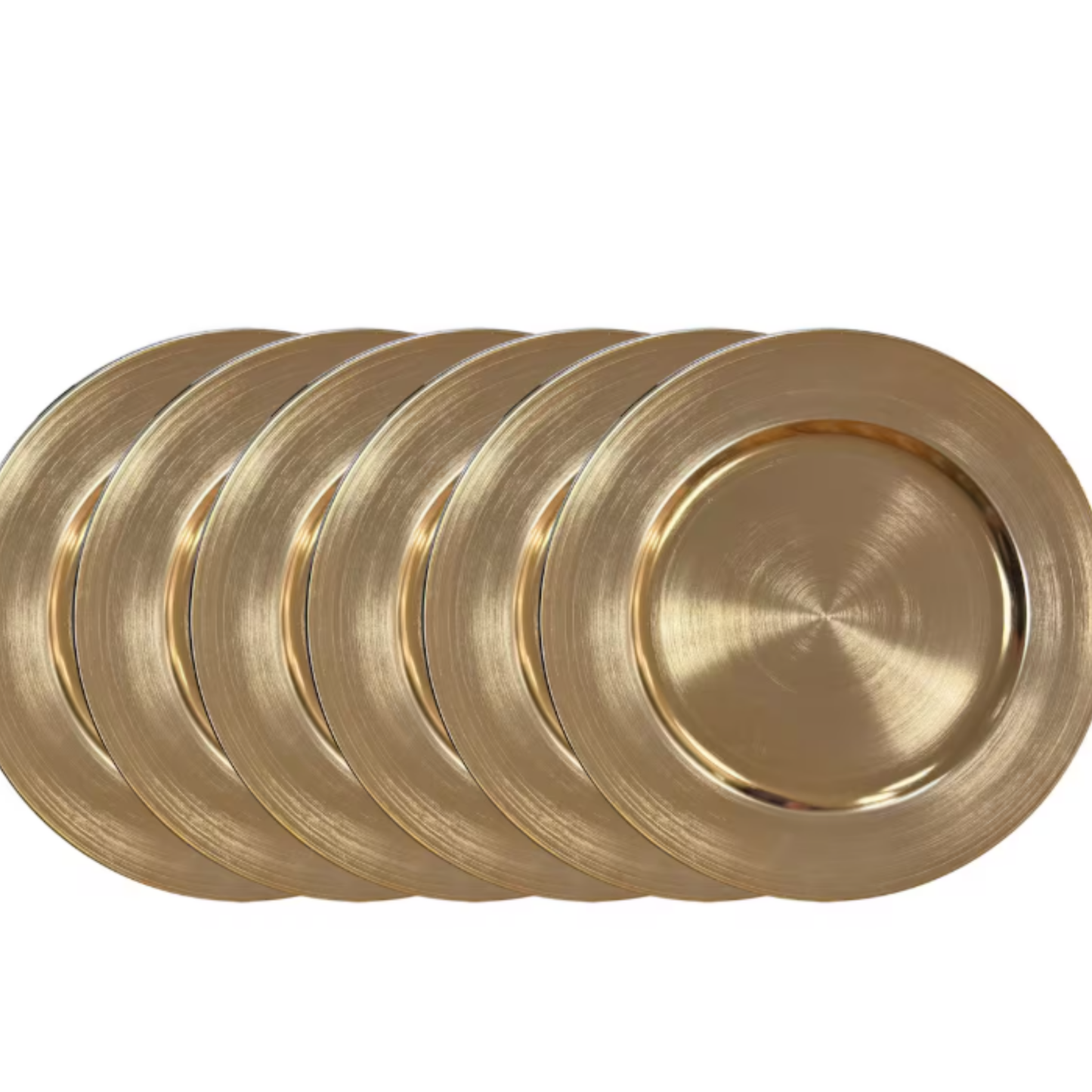 Gold Plate Chargers